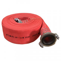 Рукав пожарный РПМ(П)-80-1,6-М-УХЛ1 в сборе с головками ГР-80ал, Типа Латекс