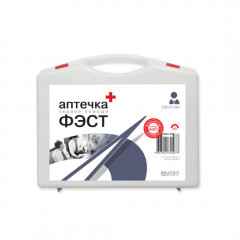 Аптечка первой помощи для оснащения рабочих кабинетов, учреждений и организаций АРК (ФЭСТ) футляр-полистирол №5.1