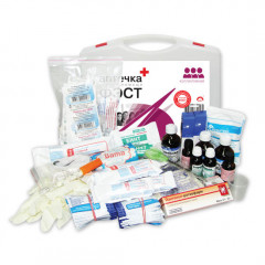 Аптечка первой помощи коллективная на 15-20 человек, футляр-полистирол №2,1 (ФЭСТ)