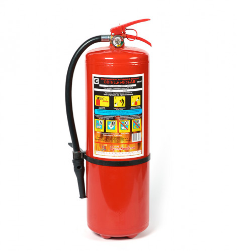 Огнетушитель воздушно-пенный ОВП-8 (з) АВ, морозостойкий (до -40°С)