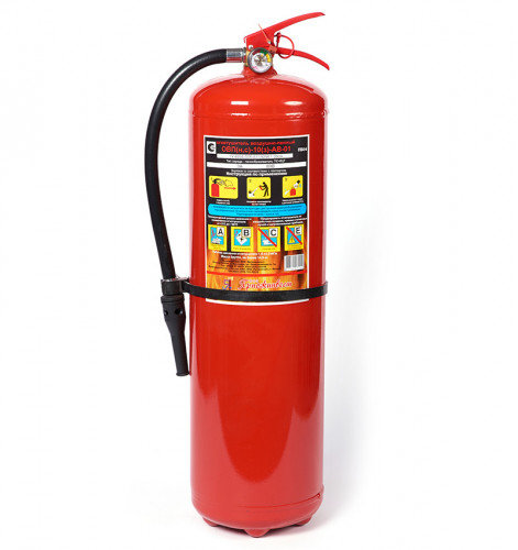 Огнетушитель воздушно-эмульсионный ОВЭ-10 (з) АВСЕ,  морозостойкий (до -40°С)