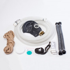 Противогаз шланговый Бриз-0301(ПШ-10С) с лицевой частью Бриз-4302 (ШМП)