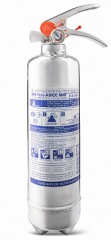 Огнетушитель порошковый ОП-1 (з) АВСЕ МИГ в корпусе из нержавеющей стали, Пожтехника